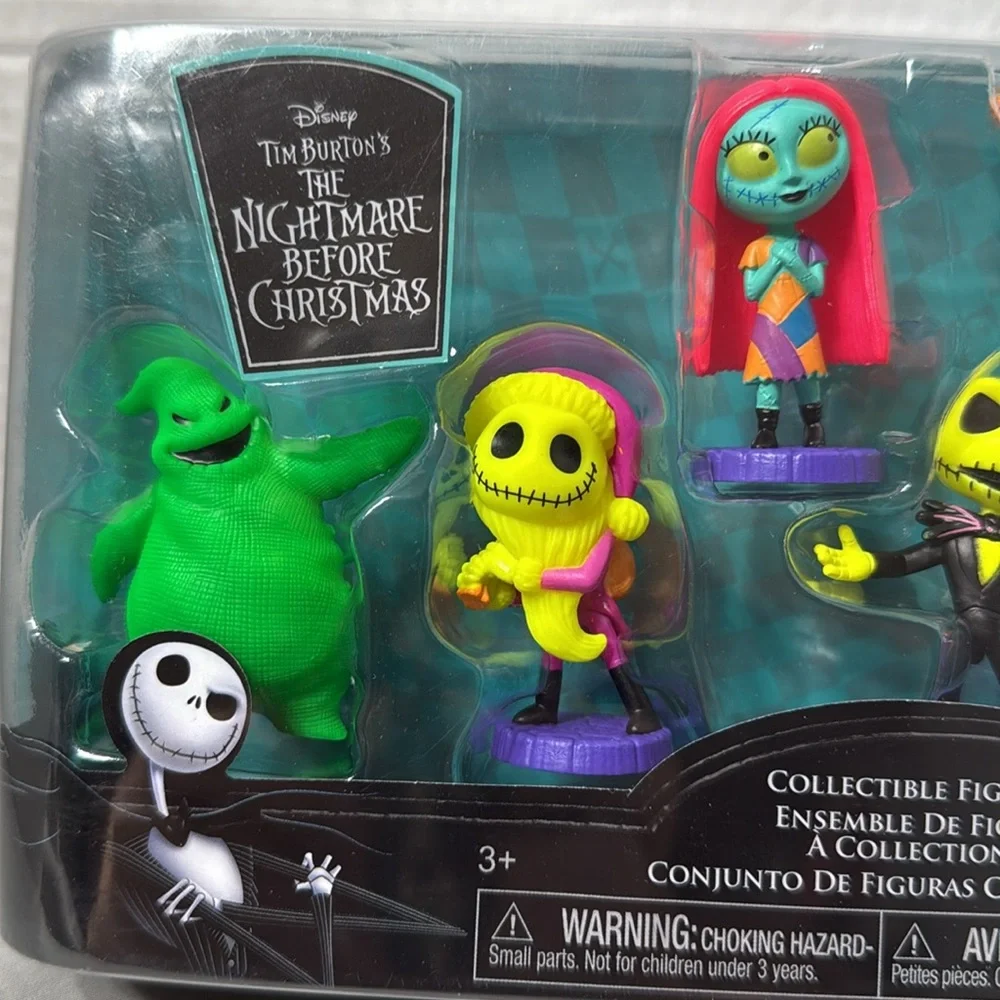Disney Tim Burton’s The Nightmare Before Christmas 7 Pc Collectible Figure Set